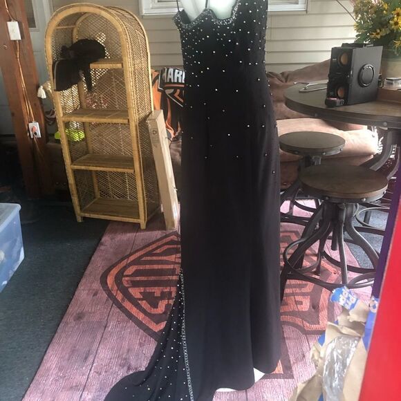🔥 Cassandra Stone Beautiful black mermaid tale with sequins dress. - Picture 4 of 13